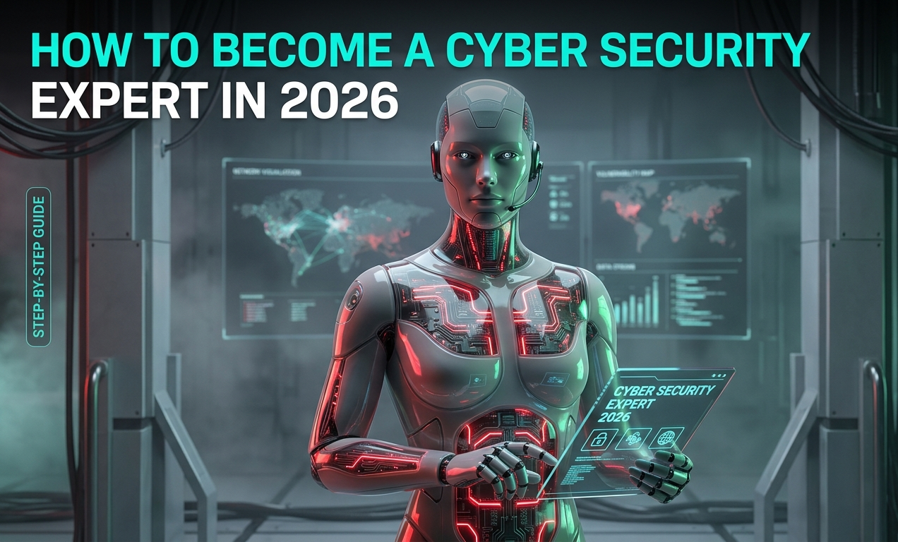 How To Become A Cyber Security Expert In 2026 (Step-by-Step Guide)